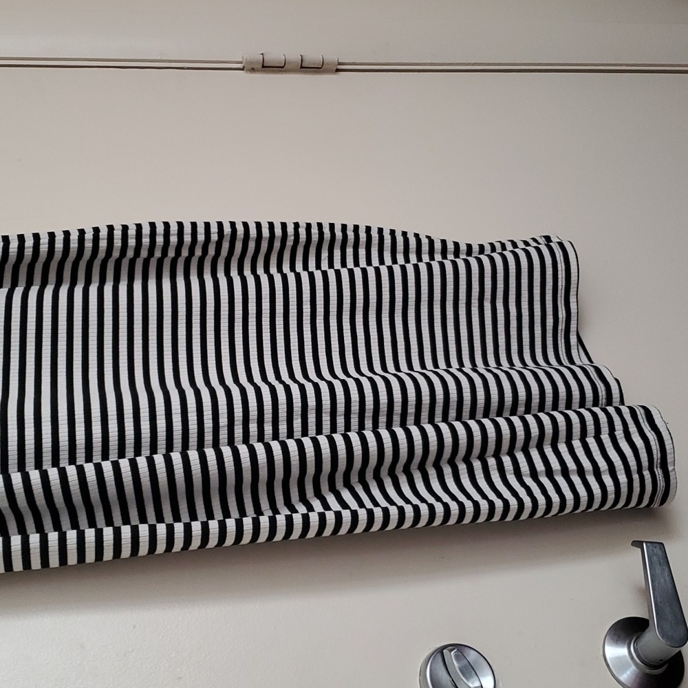 *NWT* Torrid's Midi Rib Hookeye Tank Dress Stripe Black White Dress - Picture 5 of 16